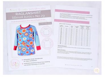 Papierschnittmuster - Raglan-Shirt No. 29 - Kinder- Lillesol & Pelle